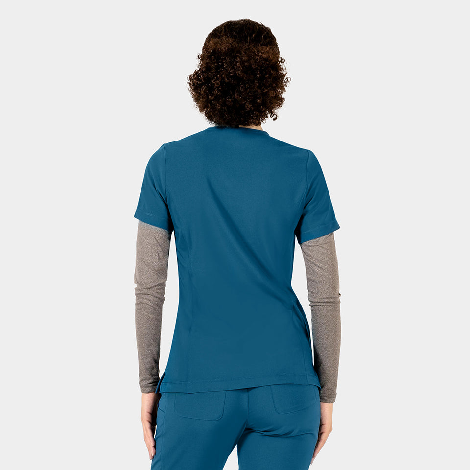 Tambre Three-Pocket Scrub Top