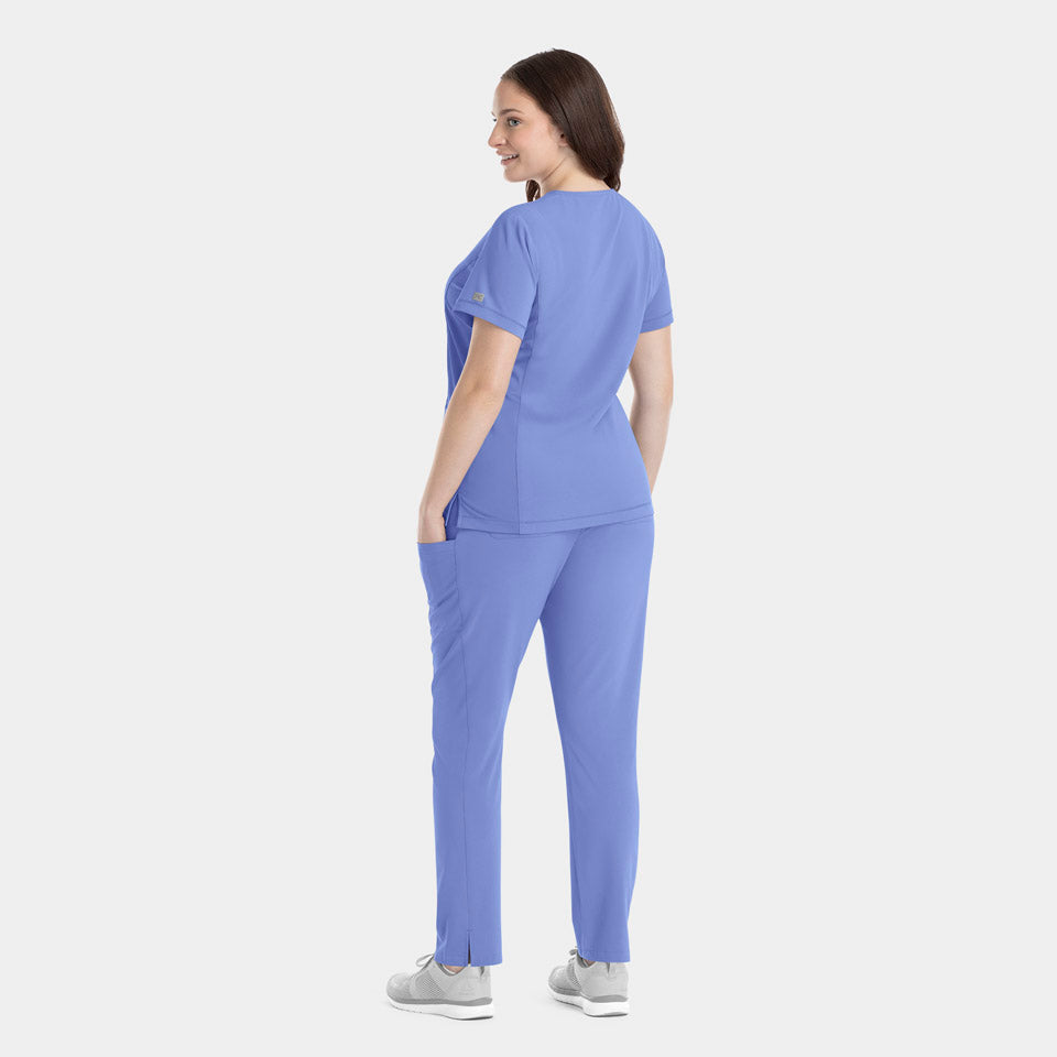 Tambre Three-Pocket Scrub Top