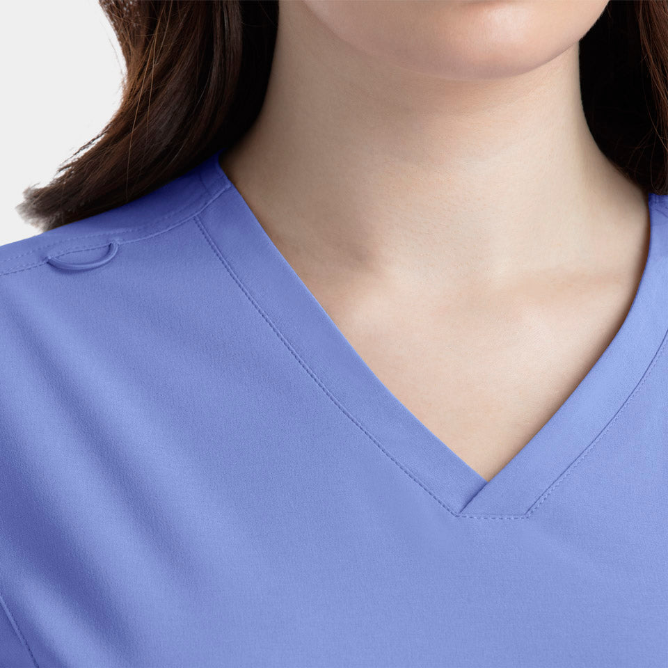 Tambre Three-Pocket Scrub Top