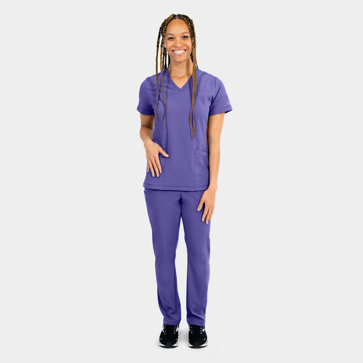 Tambre Three-Pocket Scrub Top