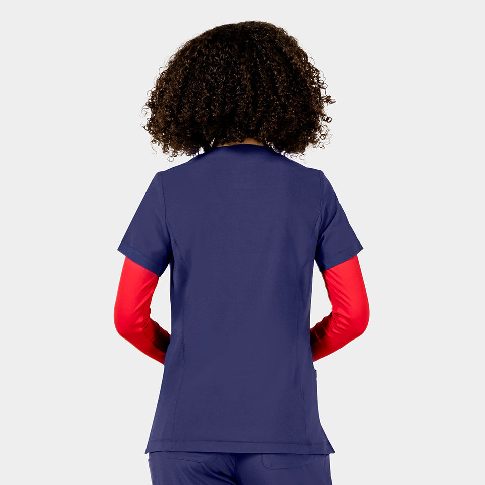 Tambre Three-Pocket Scrub Top