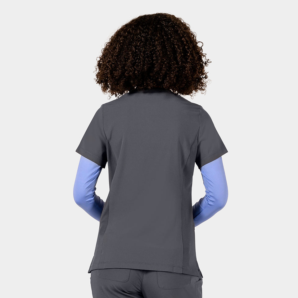 Tambre Three-Pocket Scrub Top