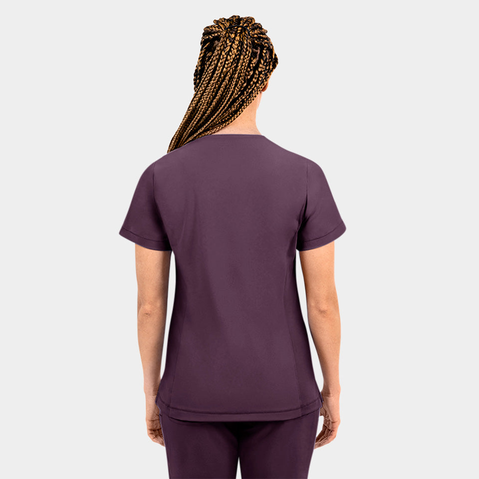 Tambre Three-Pocket Scrub Top