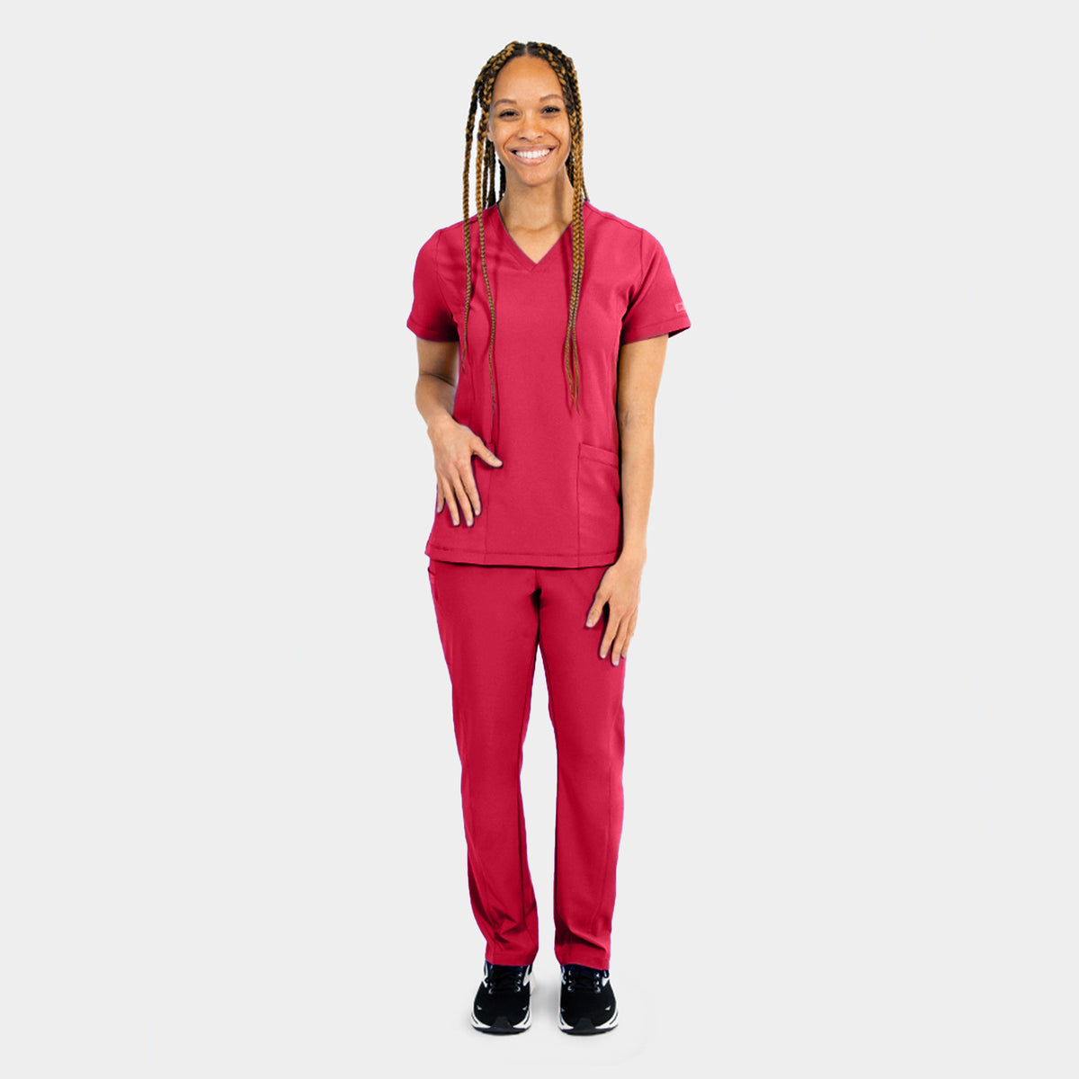 Tambre Three-Pocket Scrub Top