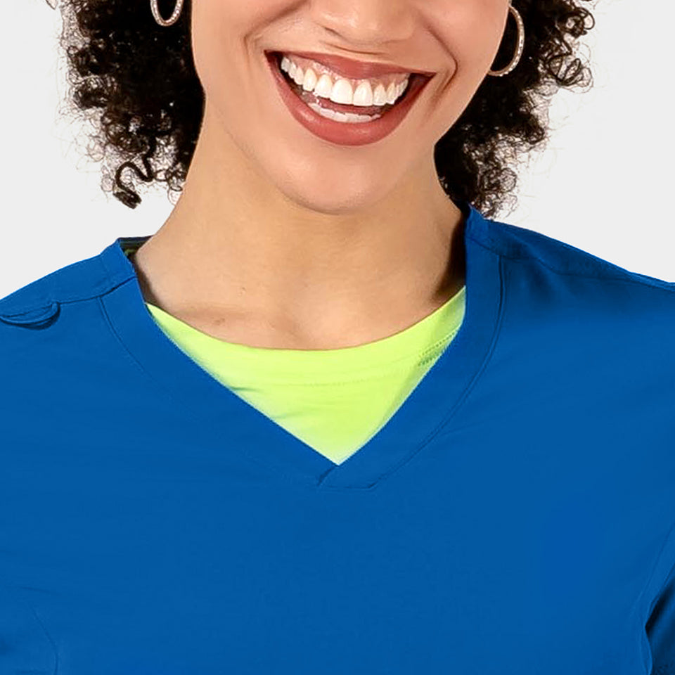Tambre Three-Pocket Scrub Top