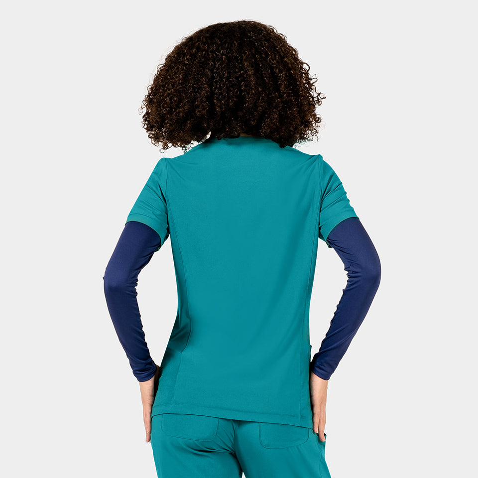 Tambre Three-Pocket Scrub Top
