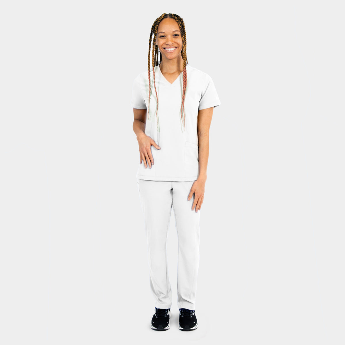 Tambre Three-Pocket Scrub Top