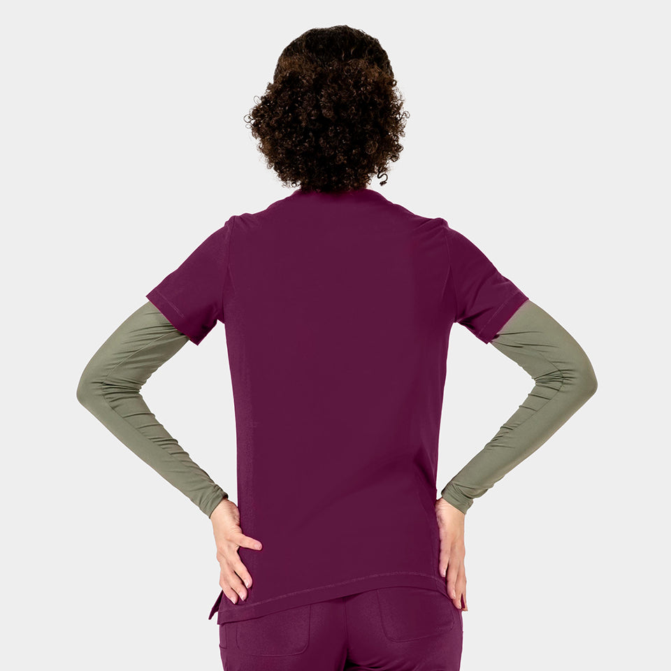Tambre Three-Pocket Scrub Top