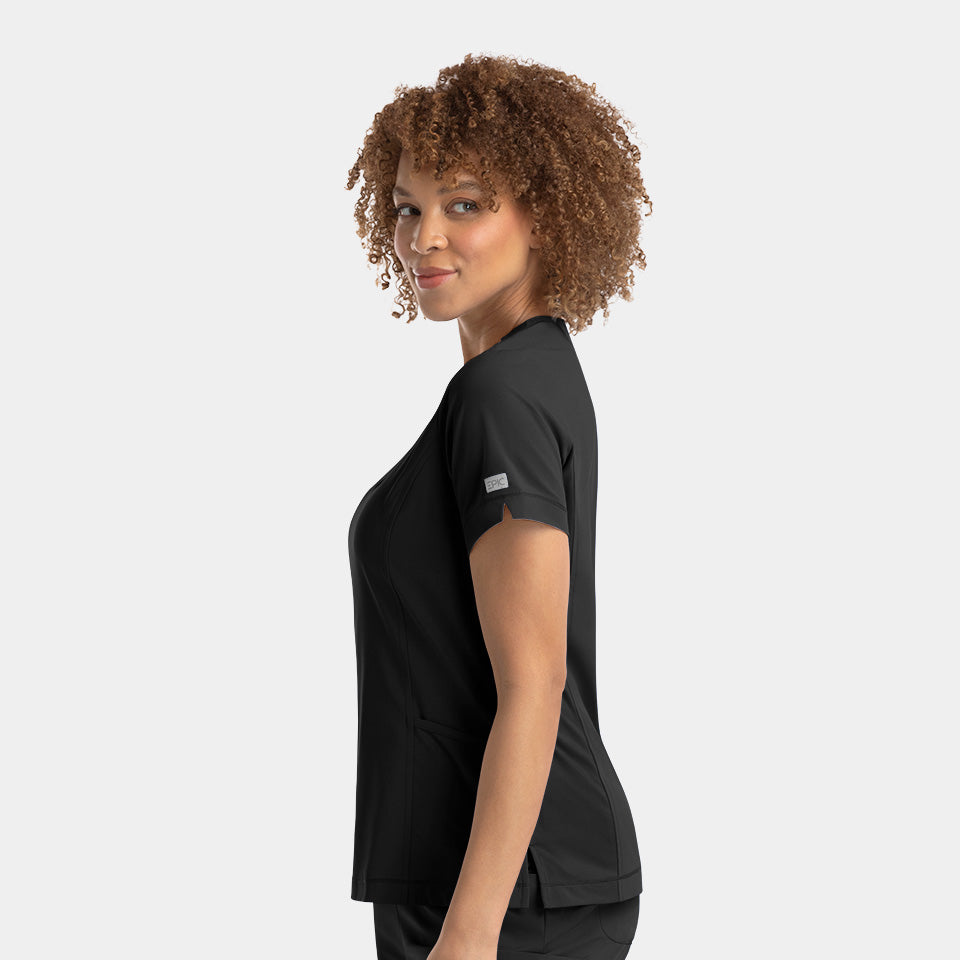 Kylie Women's Notched-Neck Top