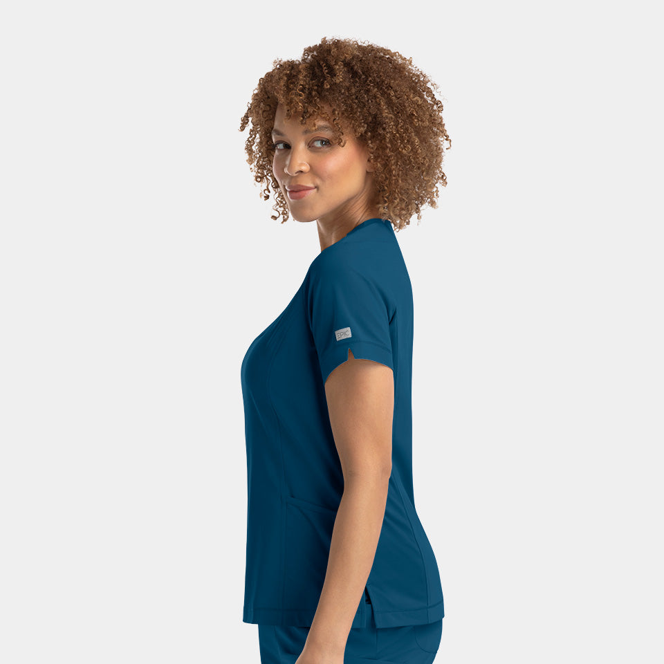 Kylie Women's Notched-Neck Top