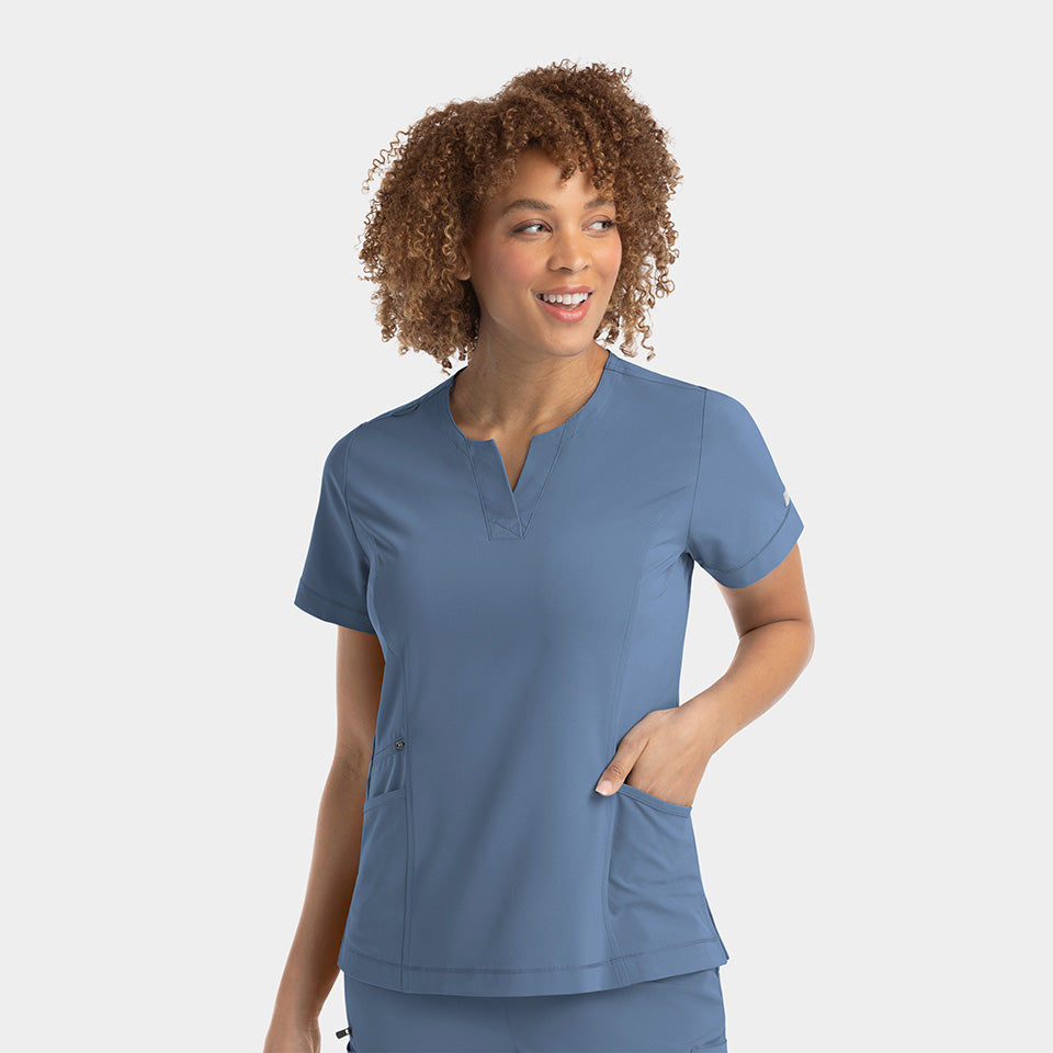 Kylie Women's Notched-Neck Top