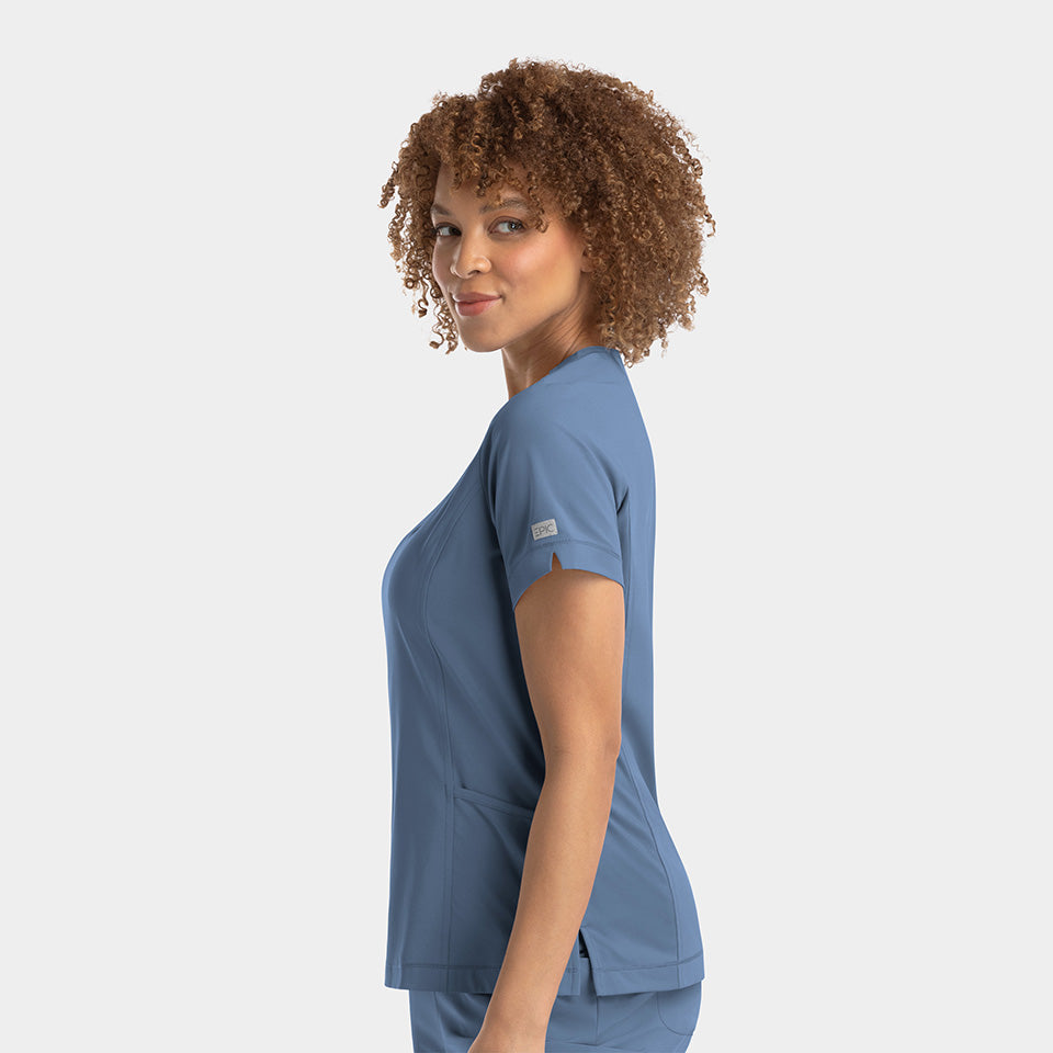 Kylie Women's Notched-Neck Top