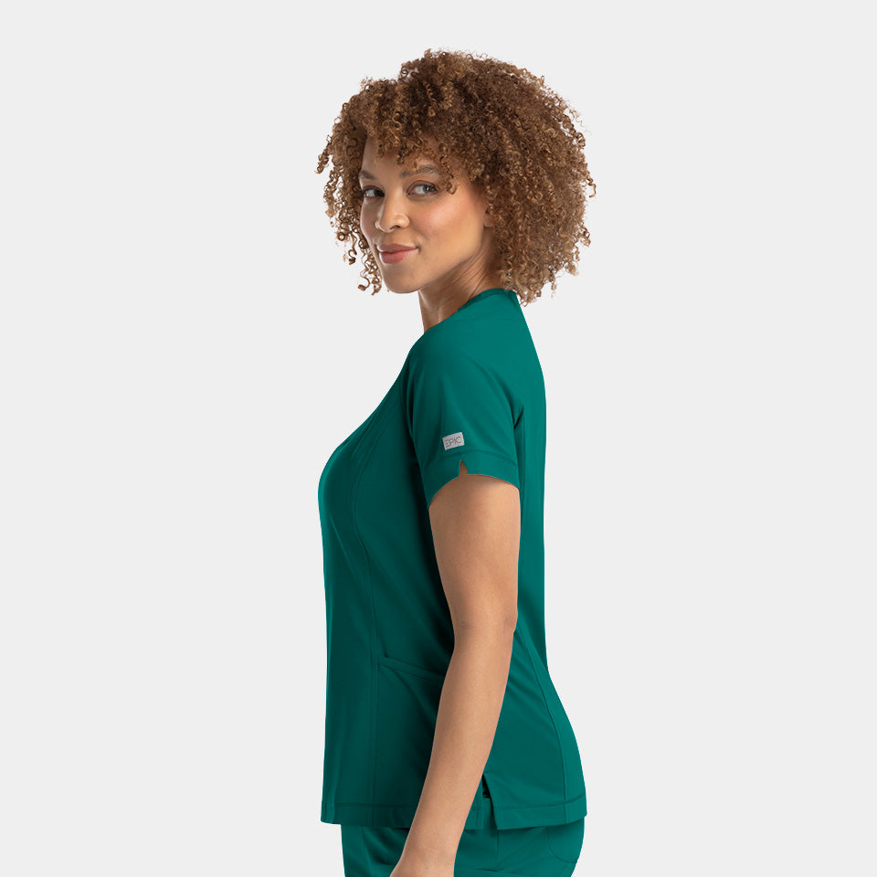 Kylie Women's Notched-Neck Top