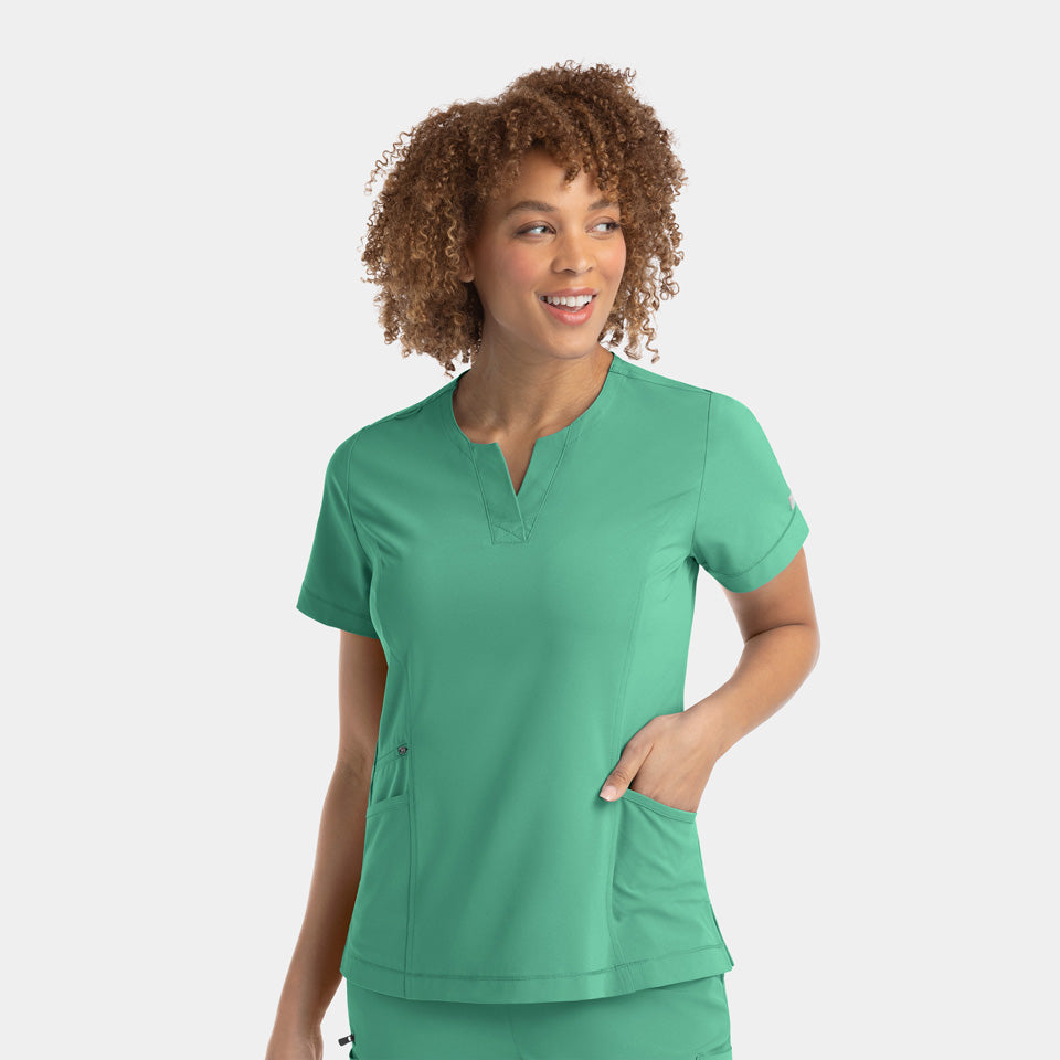 Kylie Women's Notched-Neck Top