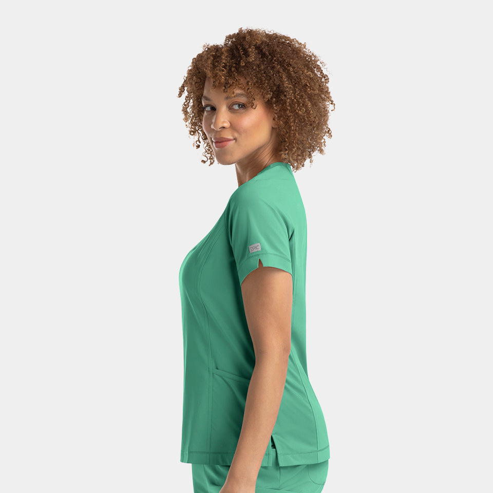 Kylie Women's Notched-Neck Top