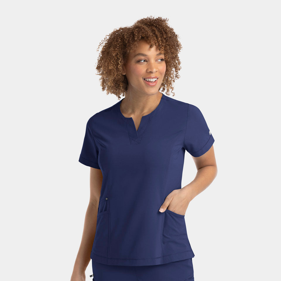 Kylie Women's Notched-Neck Top