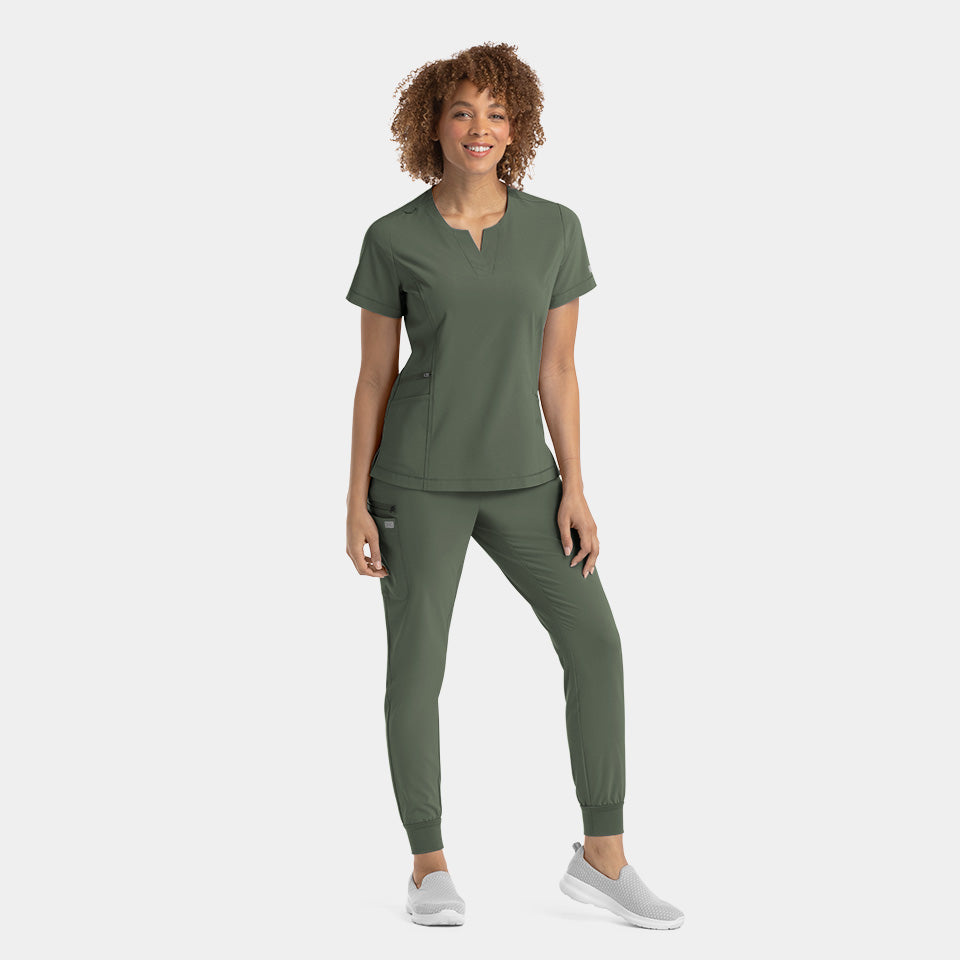 Kylie Women's Notched-Neck Top
