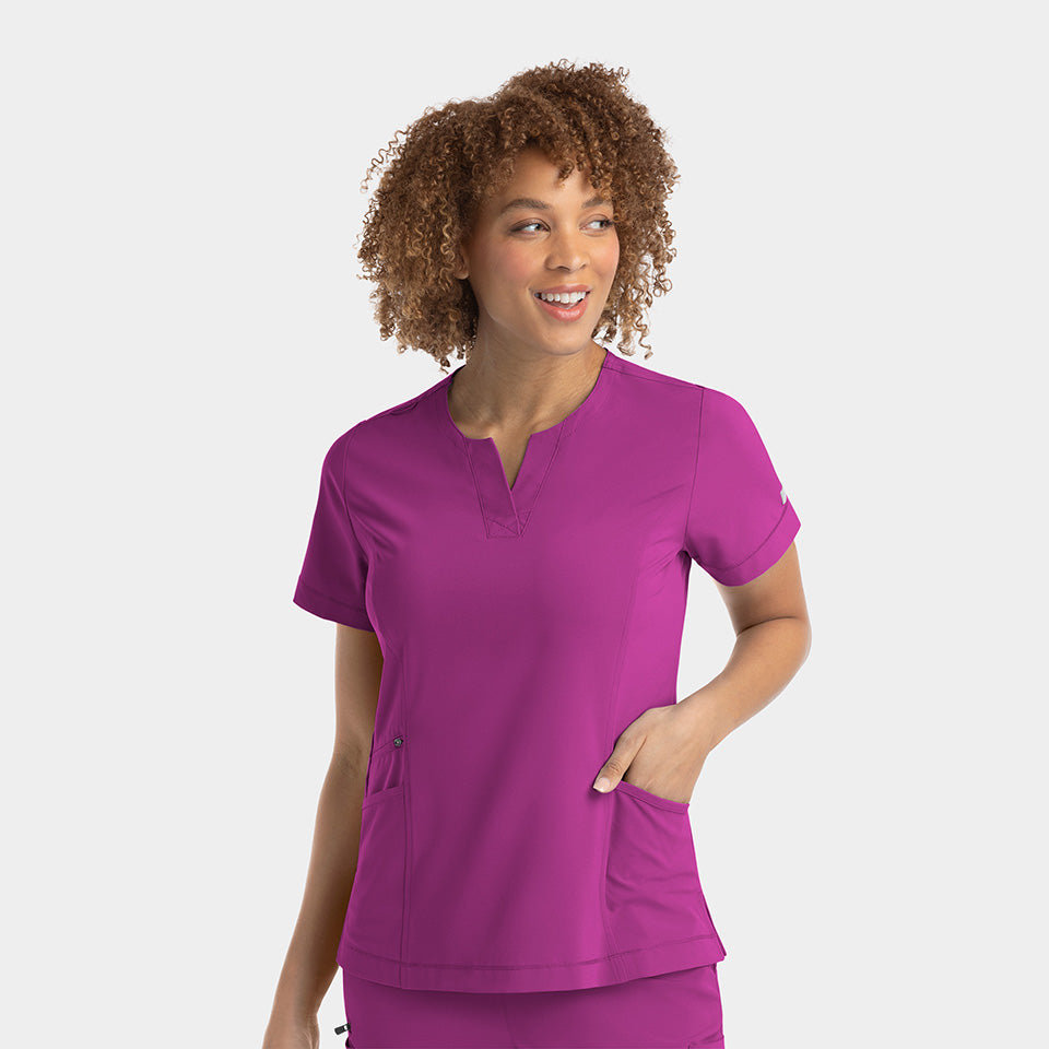 Kylie Women's Notched-Neck Top