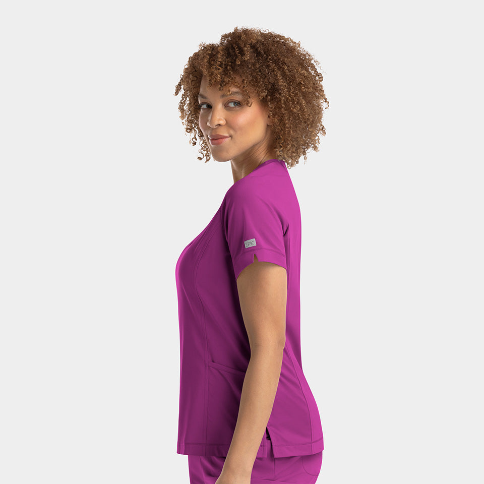 Kylie Women's Notched-Neck Top