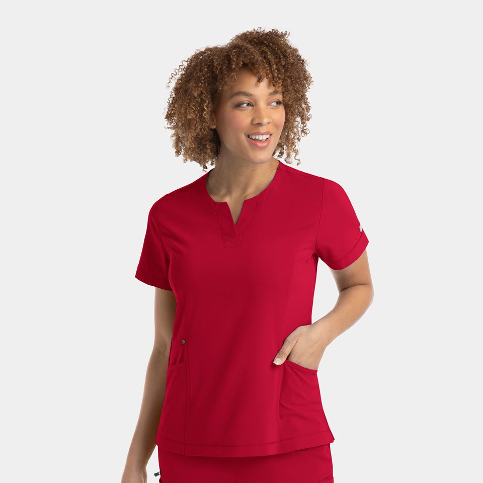Kylie Women's Notched-Neck Top