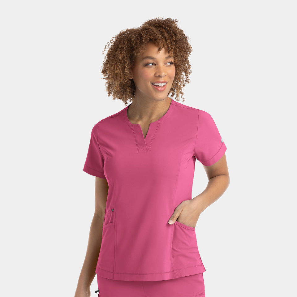 Kylie Women's Notched-Neck Top
