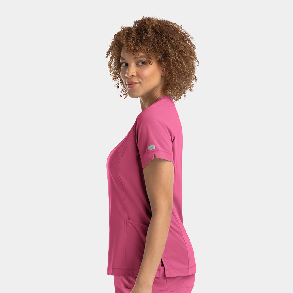 Kylie Women's Notched-Neck Top