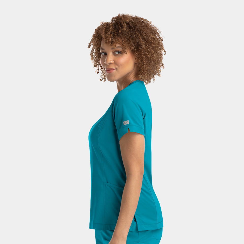 Kylie Women's Notched-Neck Top