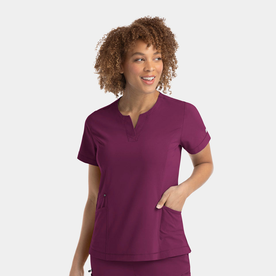 Kylie Women's Notched-Neck Top