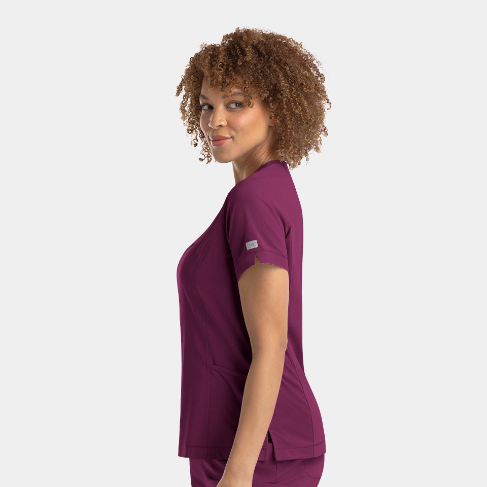 Kylie Women's Notched-Neck Top
