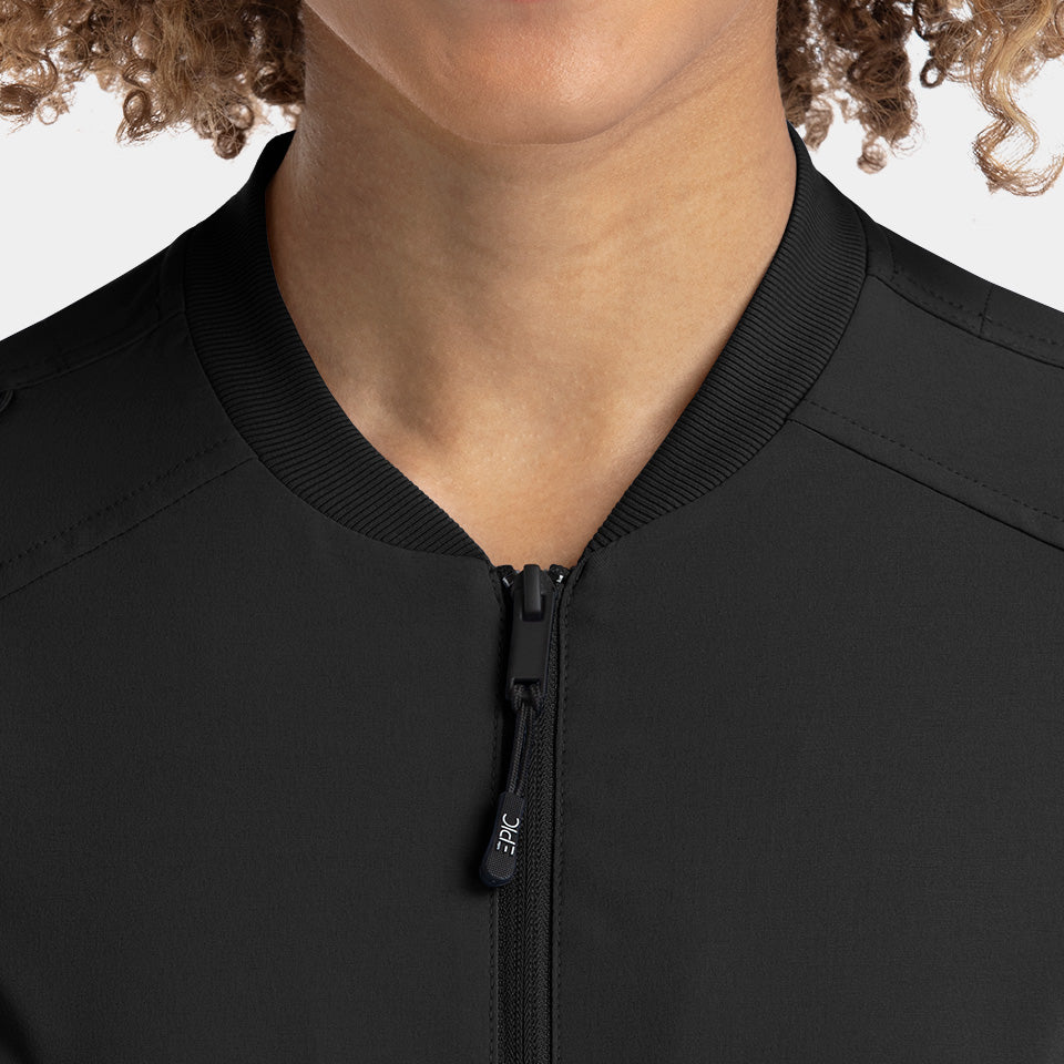 Cricket Women's Zip-Front Warm-Up Jacket