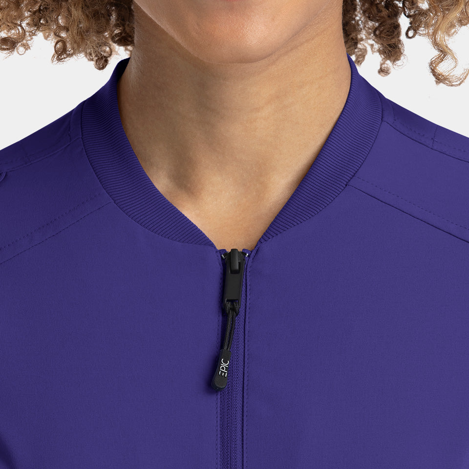 Cricket Women's Zip-Front Warm-Up Jacket