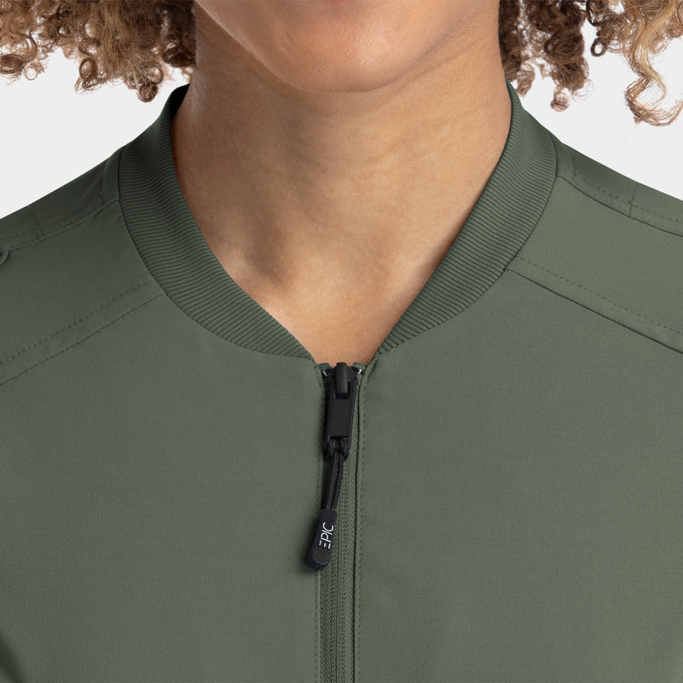 Cricket Women's Zip-Front Warm-Up Jacket