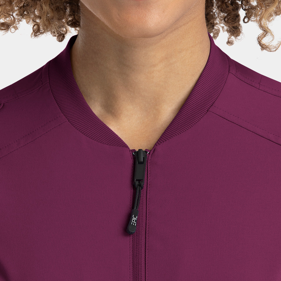Cricket Women's Zip-Front Warm-Up Jacket
