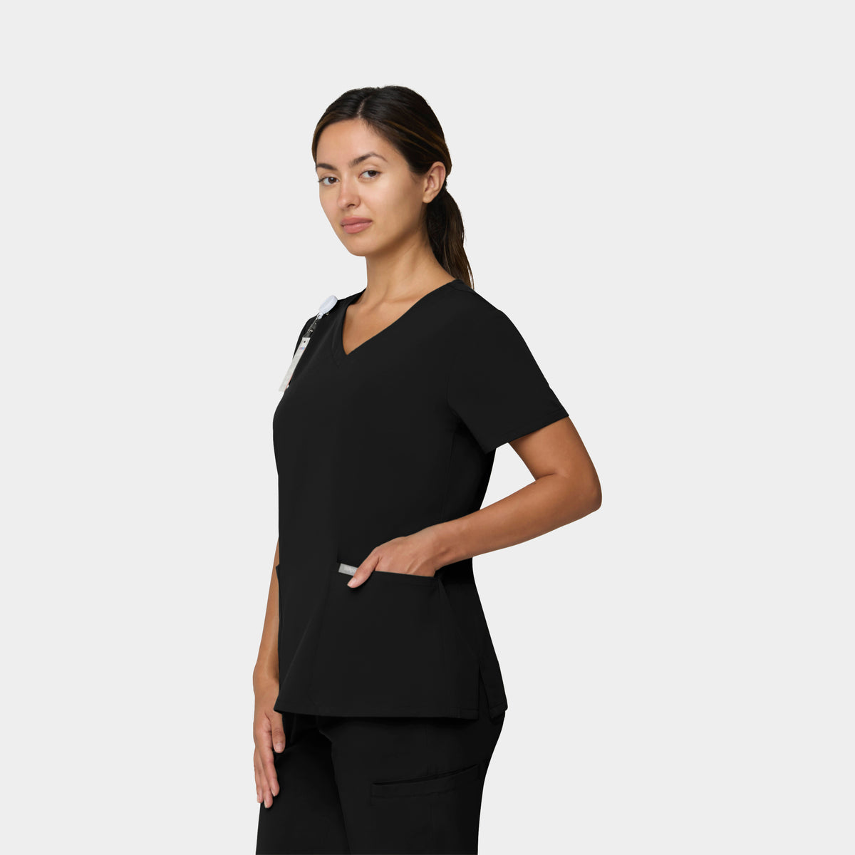 Women's V-Neck Scrub Top
