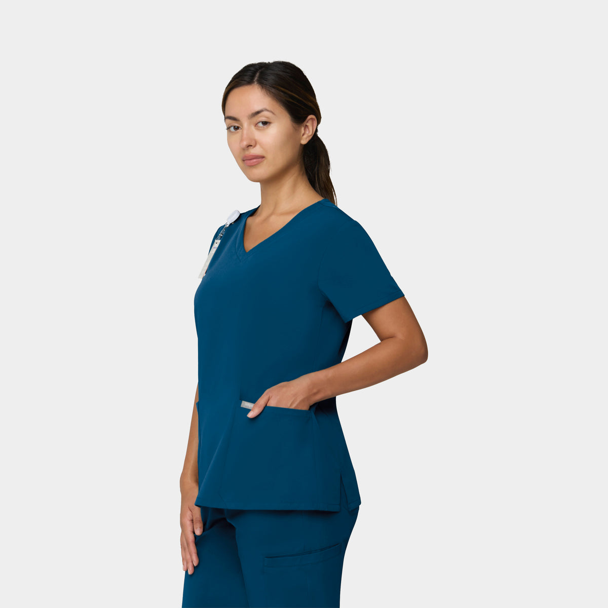 Women's V-Neck Scrub Top