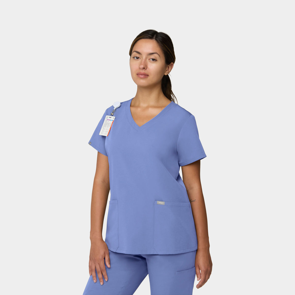 Women's V-Neck Scrub Top
