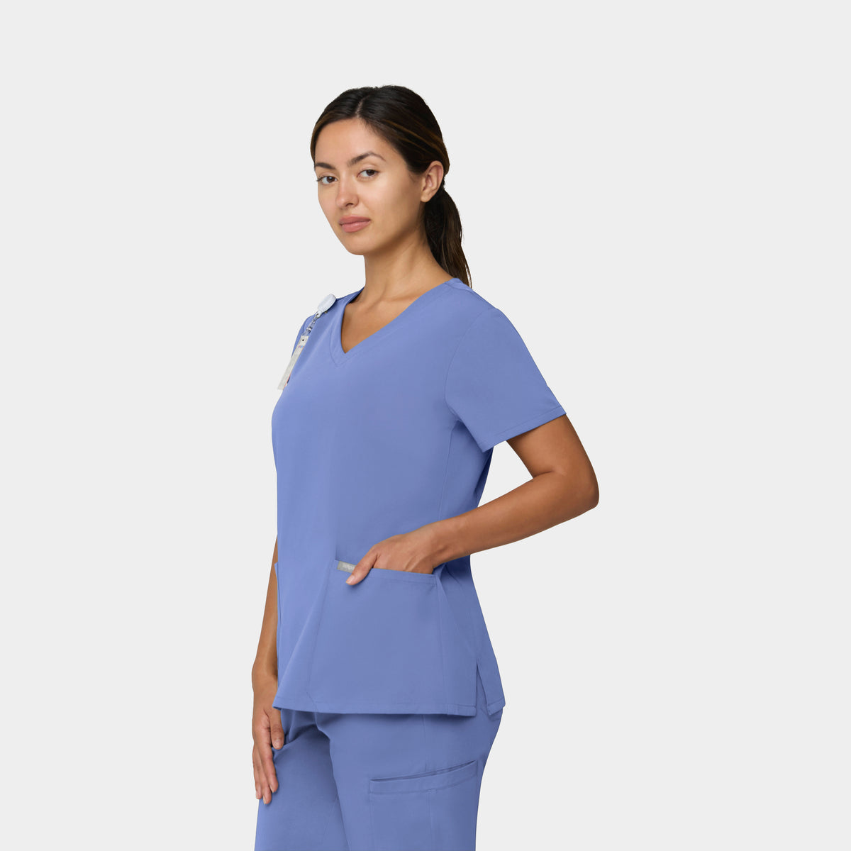 Women's V-Neck Scrub Top
