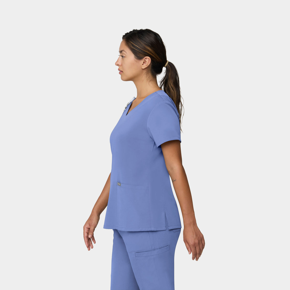Women's V-Neck Scrub Top