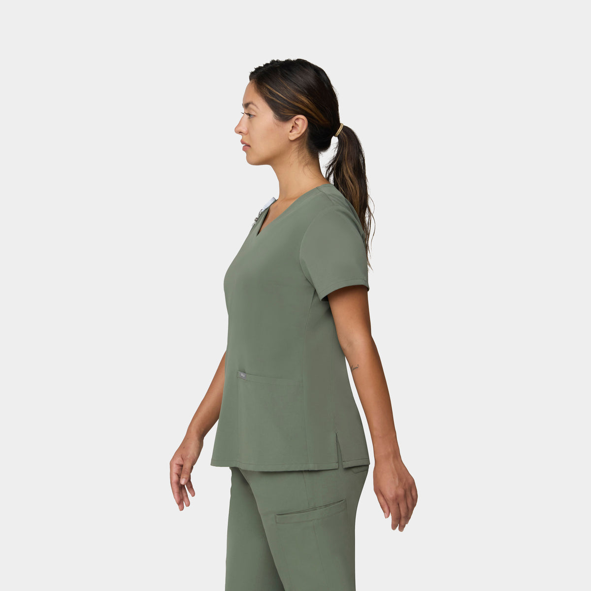 Women's V-Neck Scrub Top