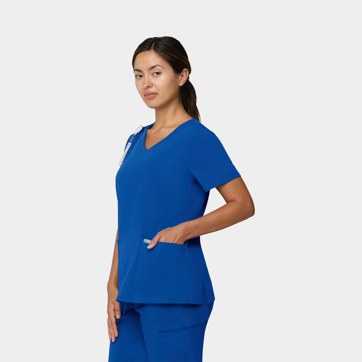 Women's V-Neck Scrub Top