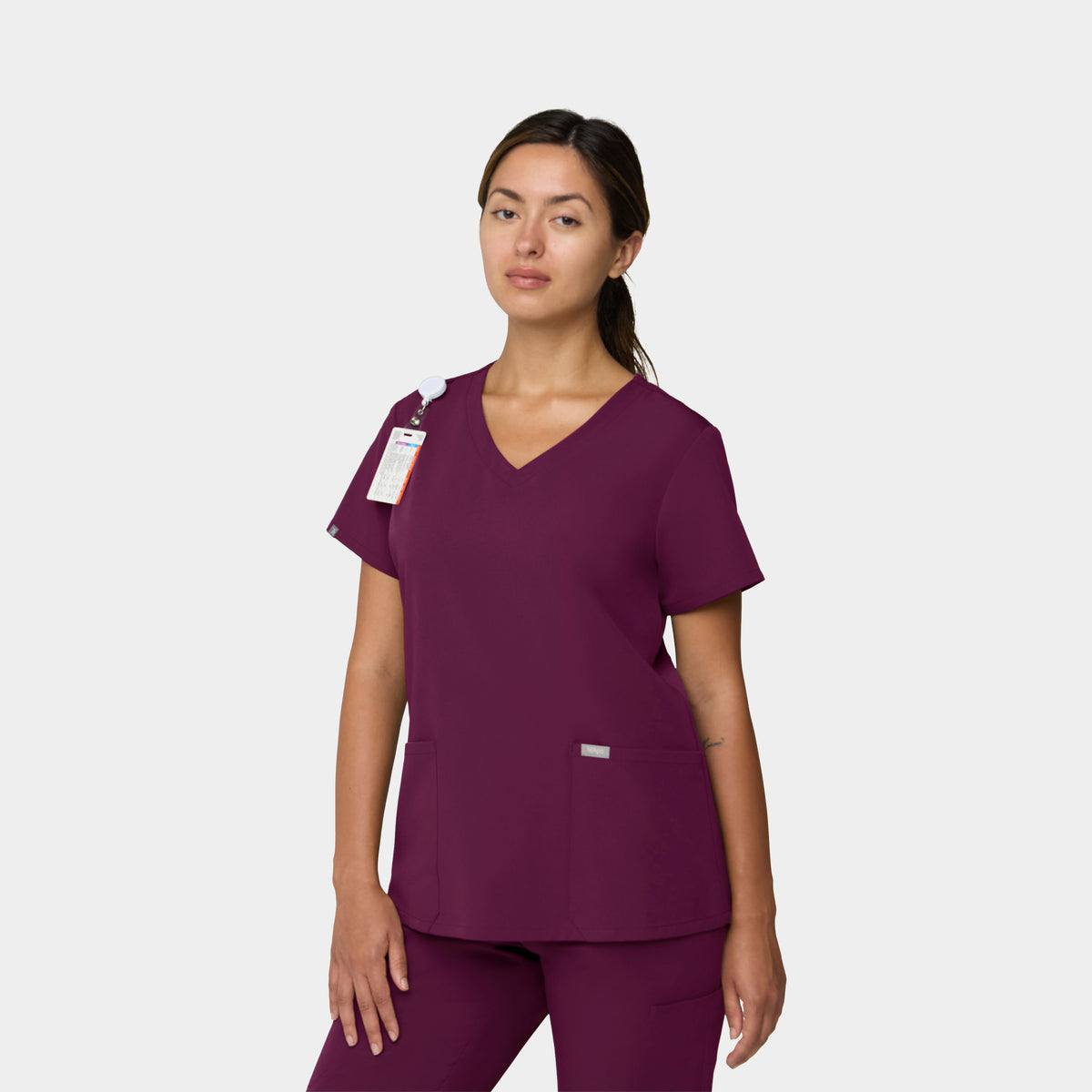 Women's V-Neck Scrub Top