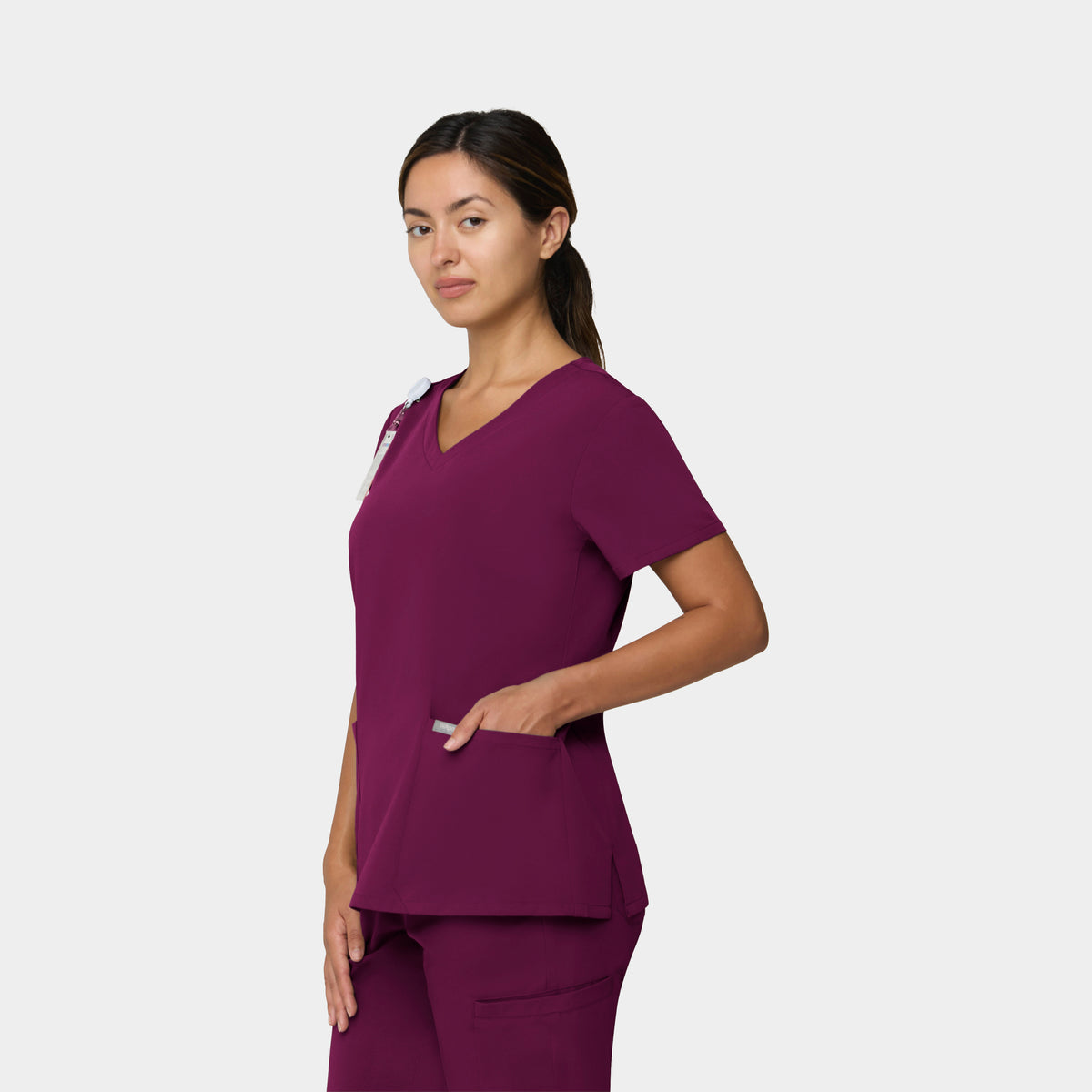 Women's V-Neck Scrub Top