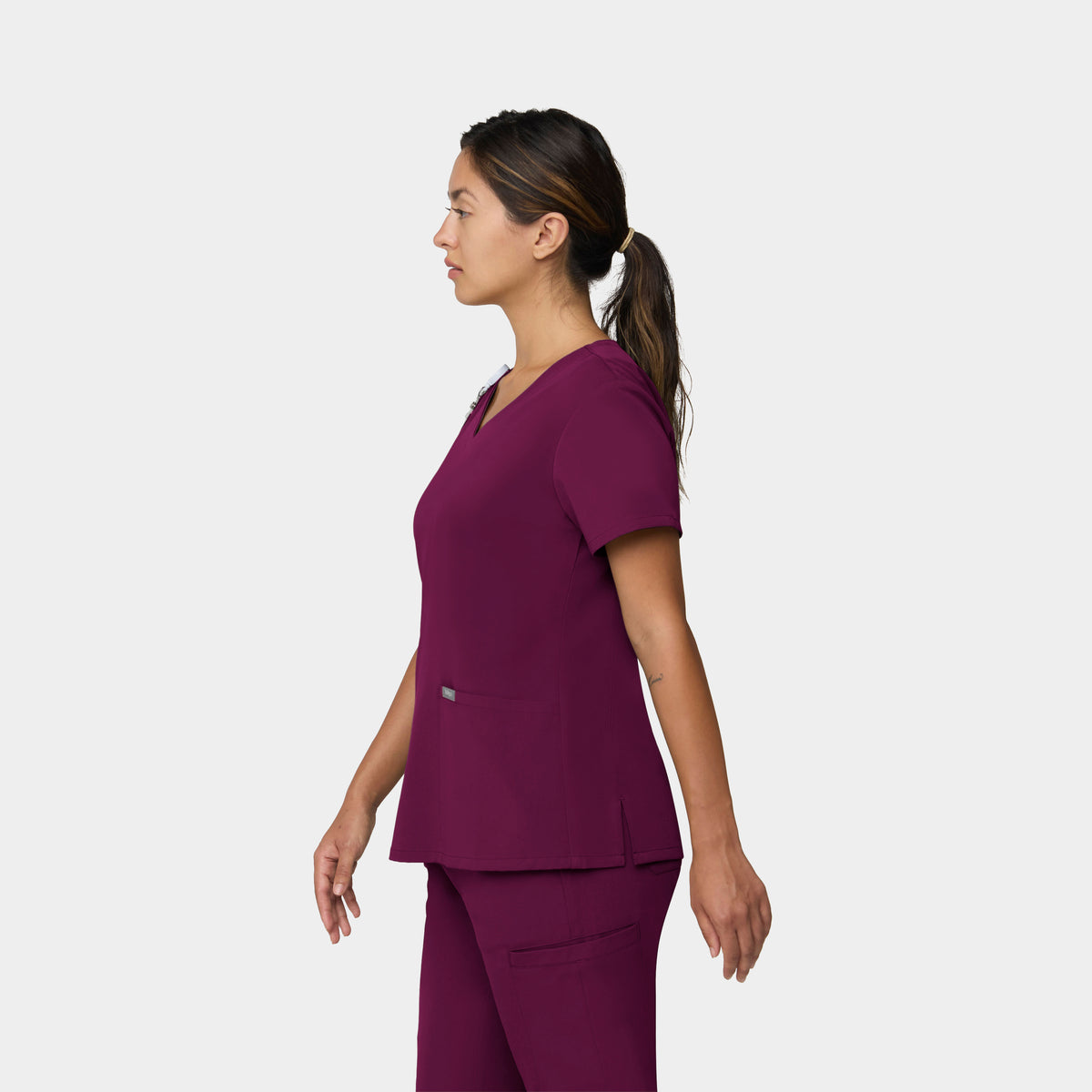Women's V-Neck Scrub Top