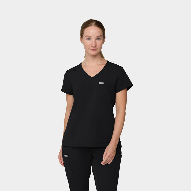 Women's 1-Pocket Hi-Low V-Neck Scrub Top