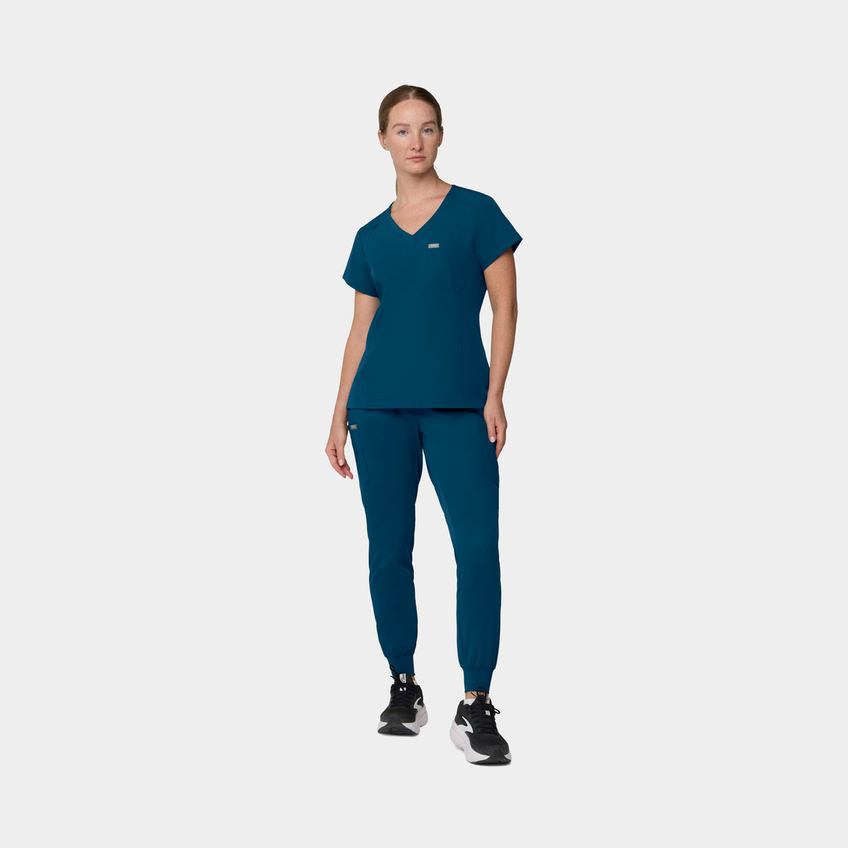 Women's 1-Pocket Hi-Low V-Neck Scrub Top