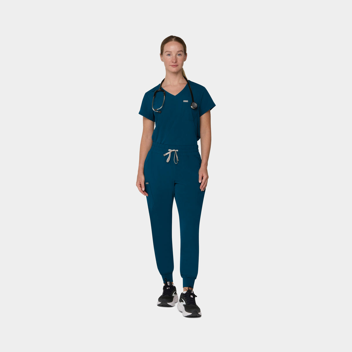 Women's 1-Pocket Hi-Low V-Neck Scrub Top