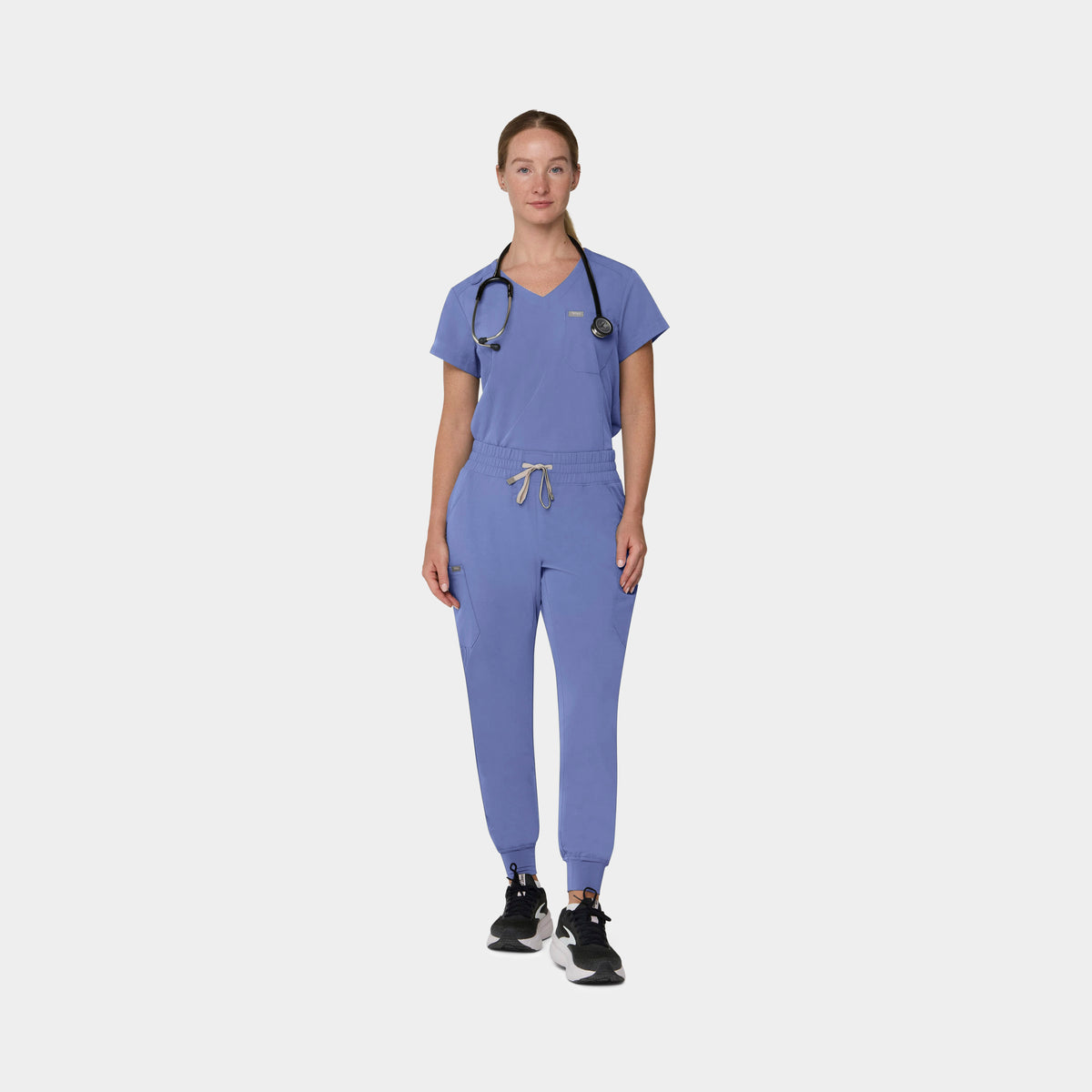 Women's 1-Pocket Hi-Low V-Neck Scrub Top