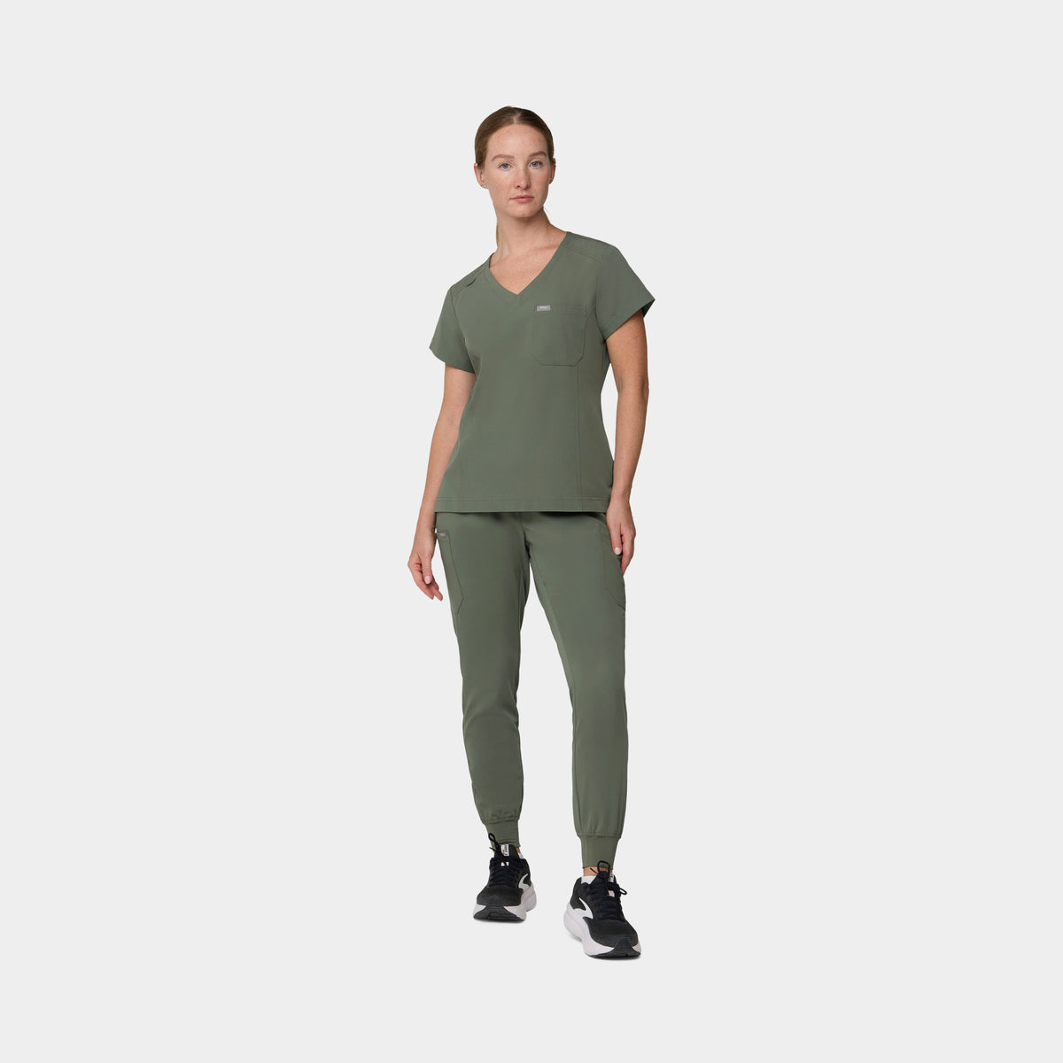 Women's 1-Pocket Hi-Low V-Neck Scrub Top