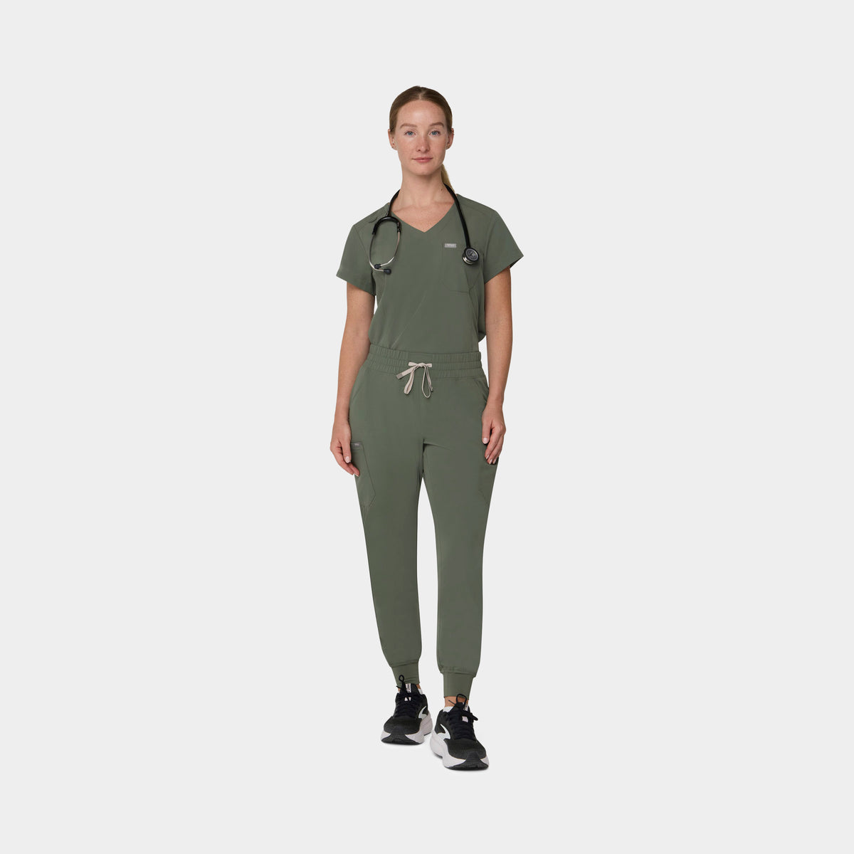 Women's 1-Pocket Hi-Low V-Neck Scrub Top