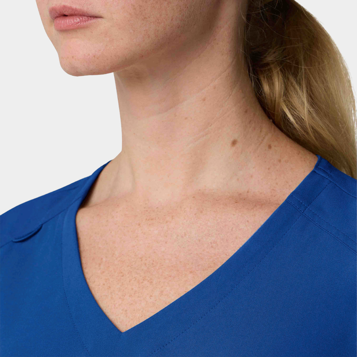 Women's 1-Pocket Hi-Low V-Neck Scrub Top